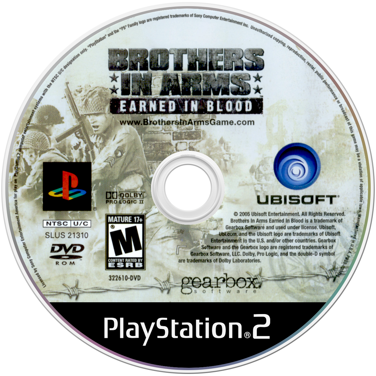 Brothers in Arms Earned in Blood media 4 for Playstation 2